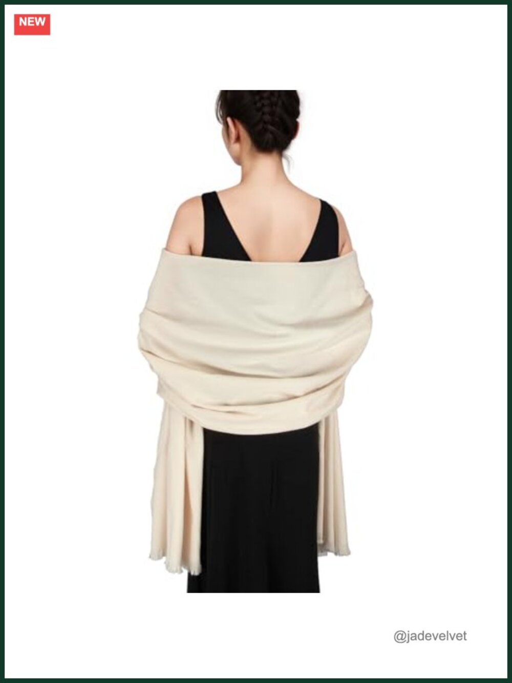 Women's Pashmina Shawl Wrap for Evening Dress Wedding Cashmere Feel